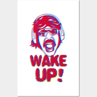 Wake Up! Light Fabric tees Posters and Art